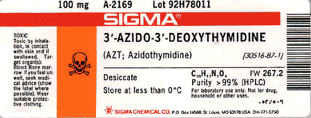 AZT Label click for closeup